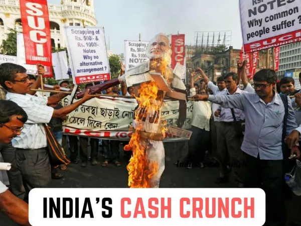 India's cash crunch