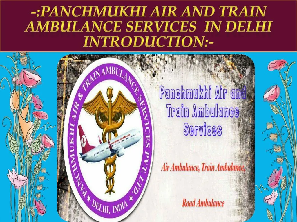 panchmukhi air and train ambulance services in delhi introduction