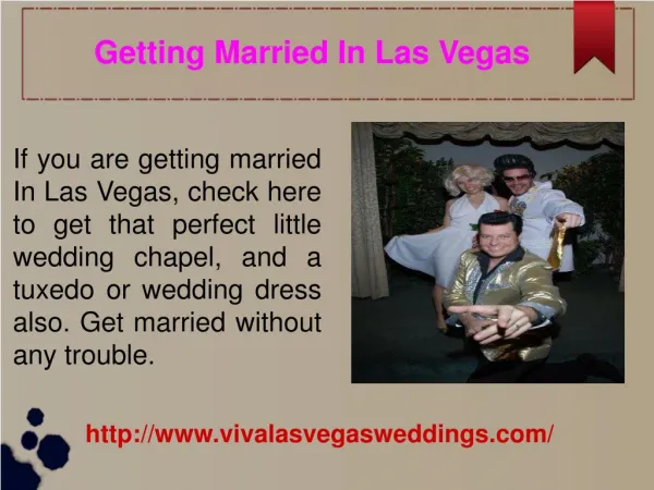 Las Vegas Wedding Packages All Inclusive