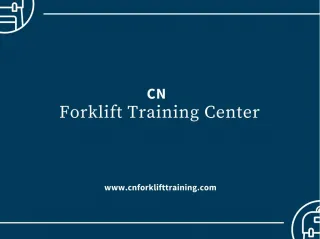 forklift training toronto- Brampton, Mississauga &amp; Toronto - slide 1