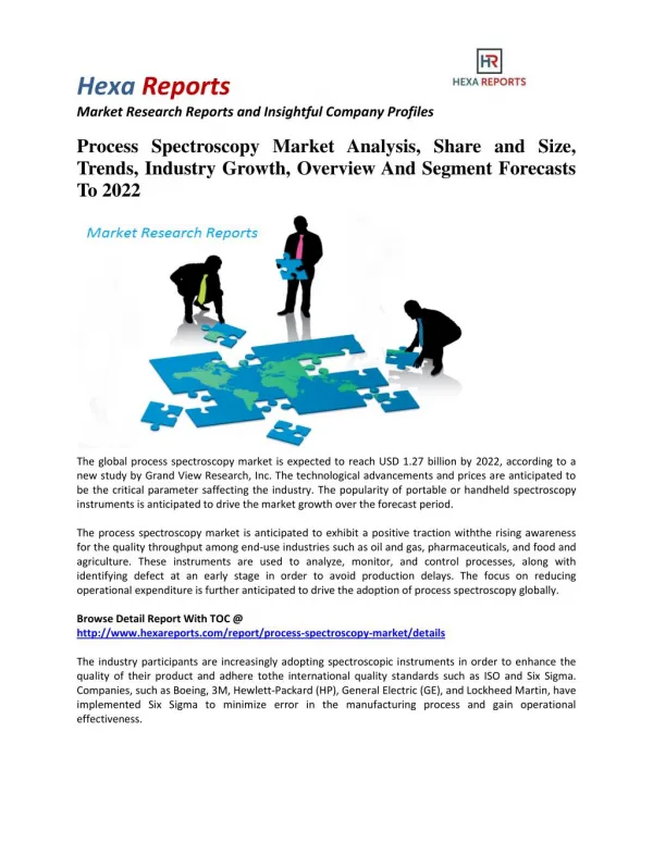 Process Spectroscopy Market Share, Industry Growth And Overview To 2024: Hexa Reports