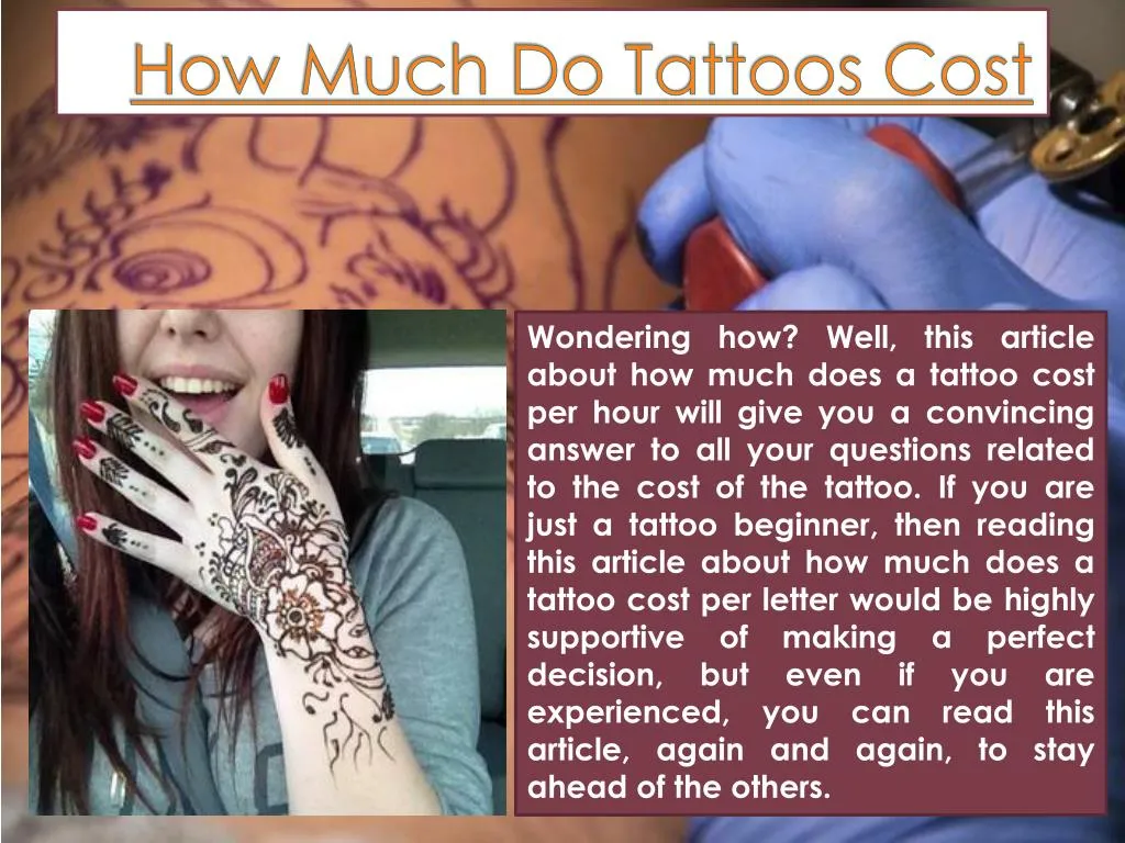 how much do tattoos cost