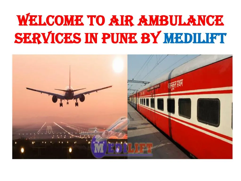 welcome to air ambulance services in pune by medilift