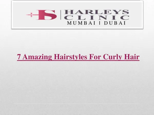 7 Amazing Hairstyles For Curly Hair