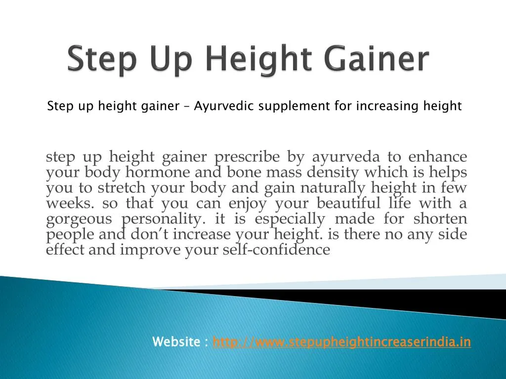 step up height gainer