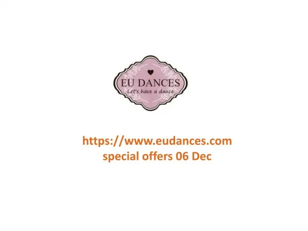 www.eudances.com special offers 06 Dec