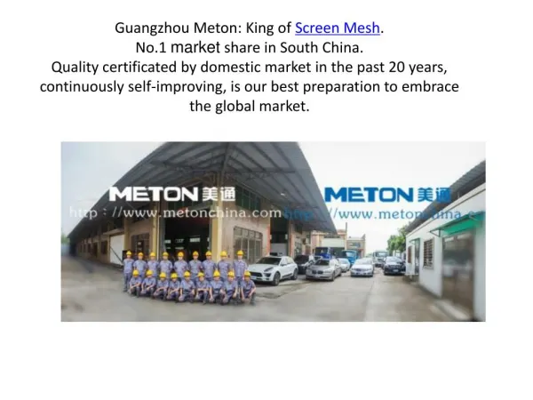 Guangzhou Meton Metal Products Co., Ltd