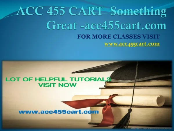 ACC 455 CART Something Great -acc455cart.com