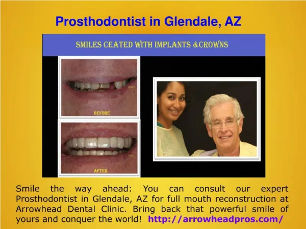 Dental Implant Specialist in Glendale, AZ