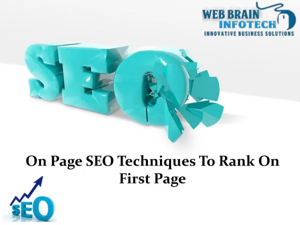 On Page SEO Techniques To Rank On First Page of Google