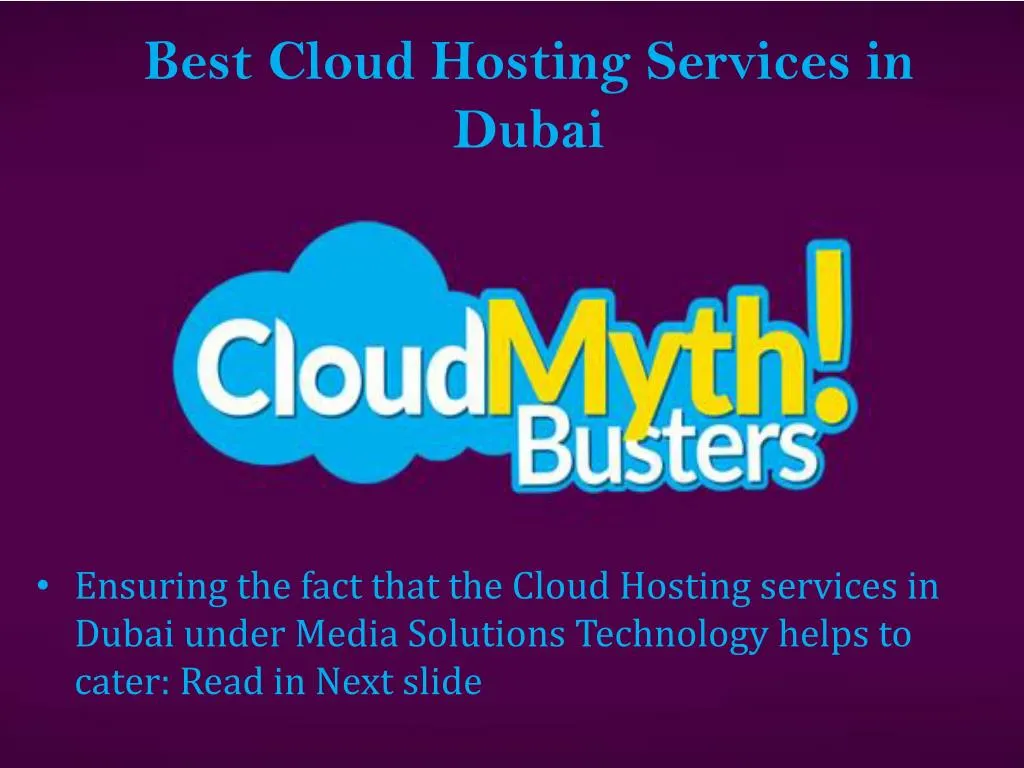 best cloud hosting services in dubai