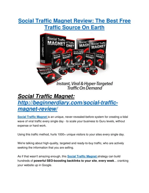 Social Traffic Magnet review and sneak peek demo