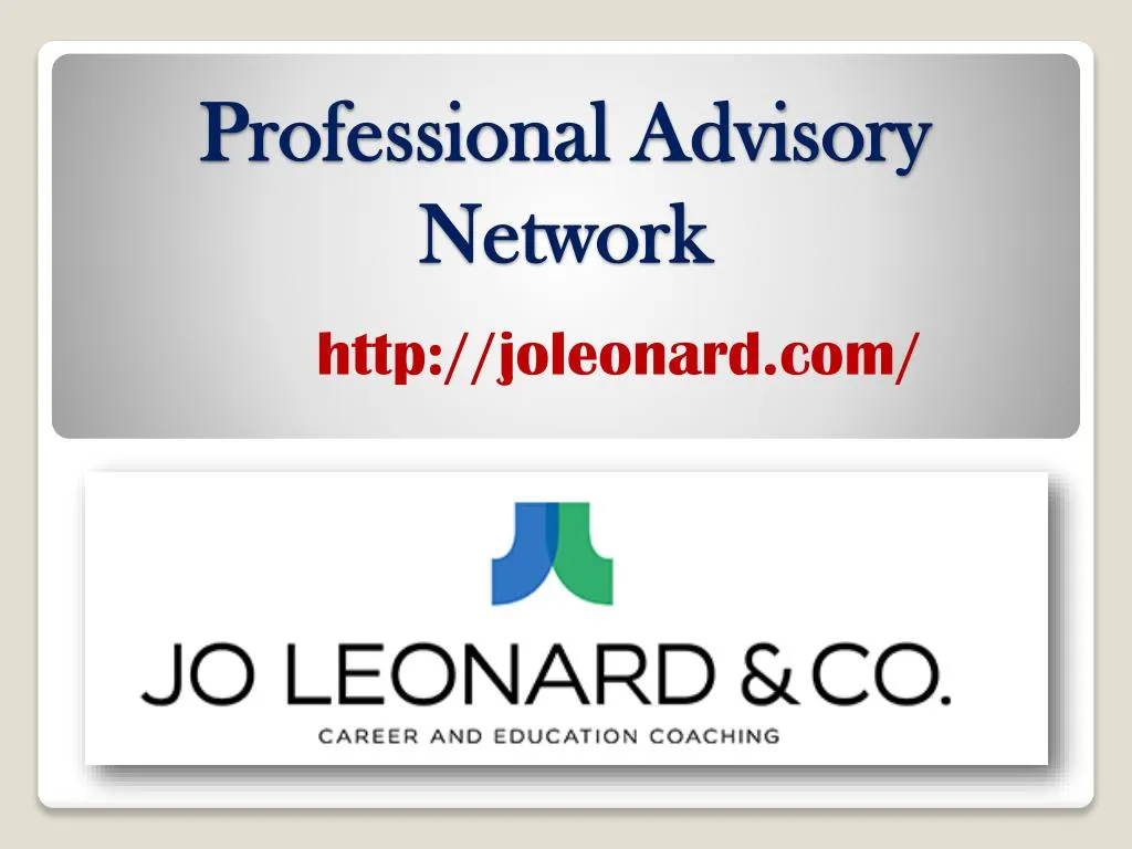 professional advisory network