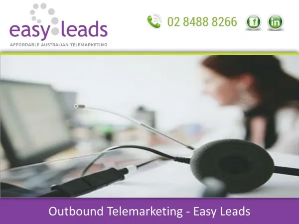 Outbound Telemarketing - Easy Leads