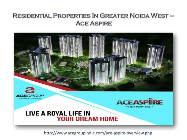 Residential Properties in Greater Noida West