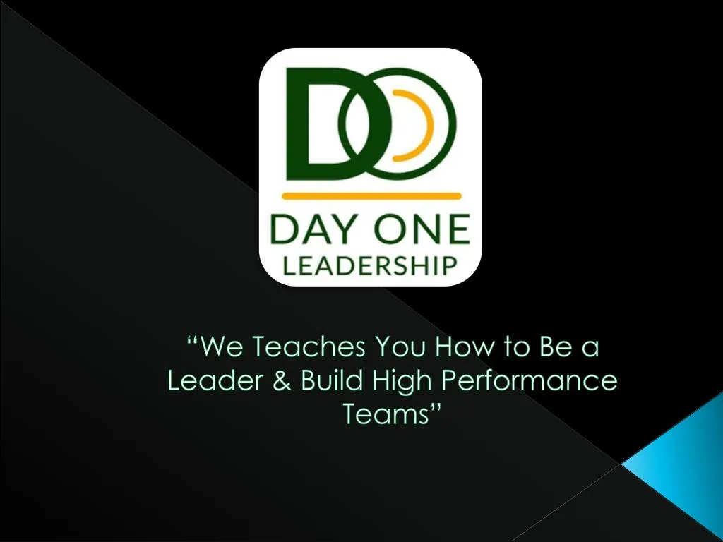 we teaches you how to be a leader build high performance teams