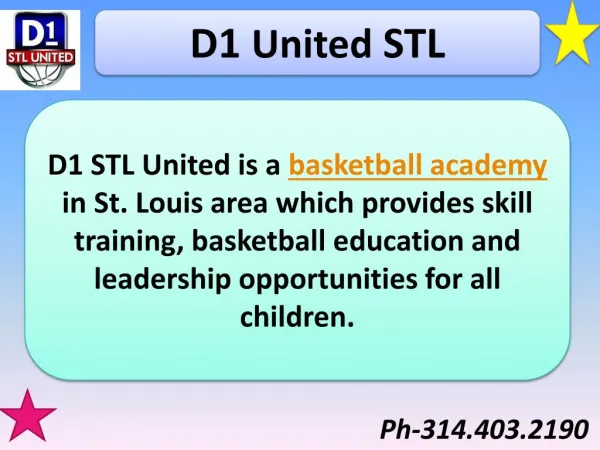Join D1 UNITED STL Basketball Academy to Improve your Game