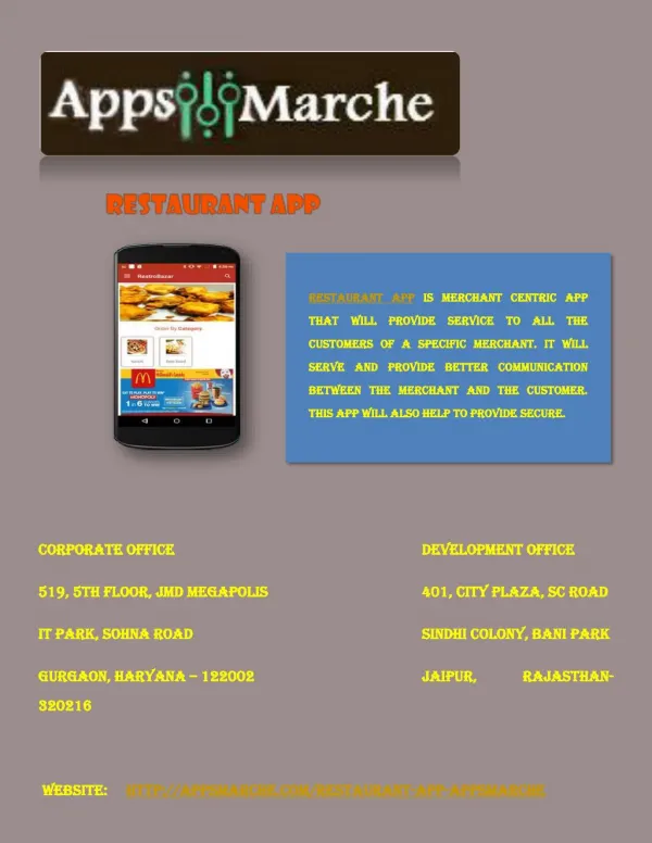 Restaurant App | Local Restaurants | Marche online