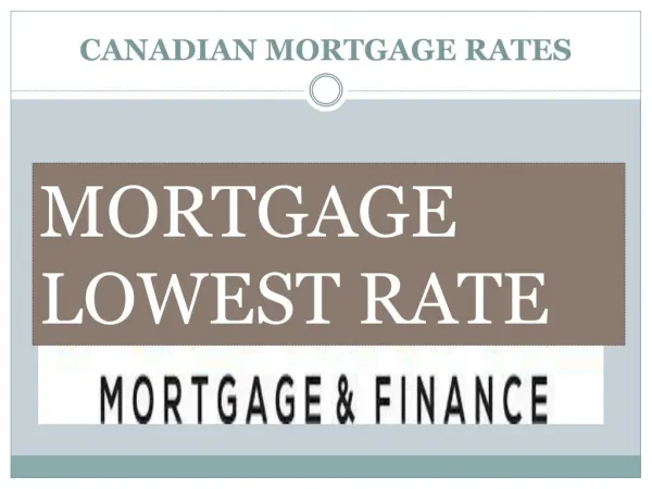 Mortgage Rates Comparison 1 800 929 0625