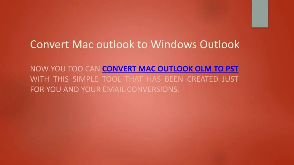 convert mac outlook to windows outlook
