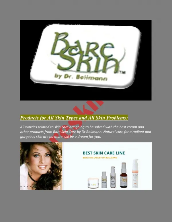 acne skin care cream