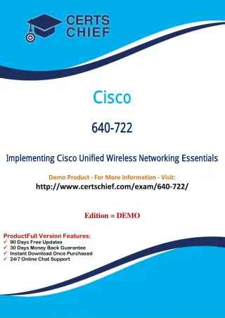 640-722 Professional Certification Test - slide 1