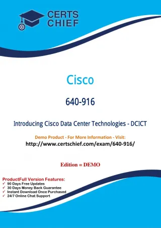 640-916 Professional Certification Test - slide 1