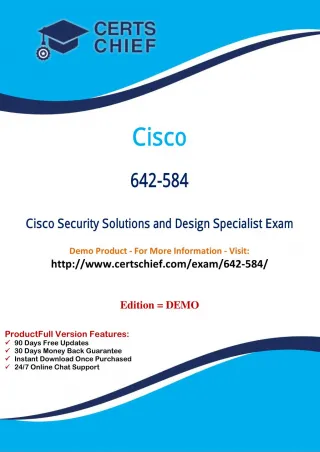 642-584 Professional Certification Test - slide 1