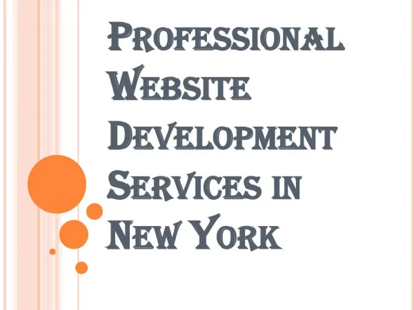 New York's Best Website Development Services