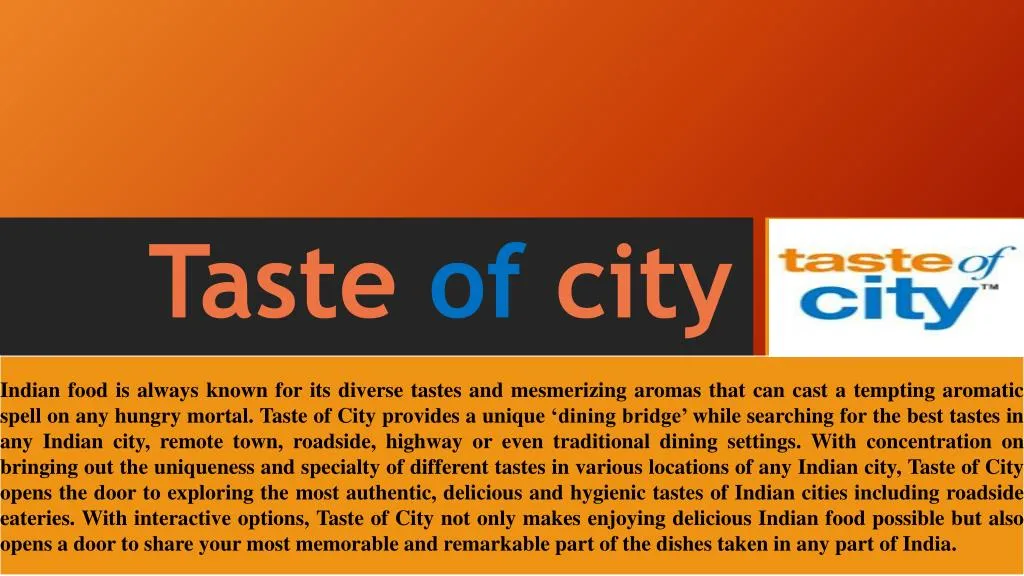 taste of city