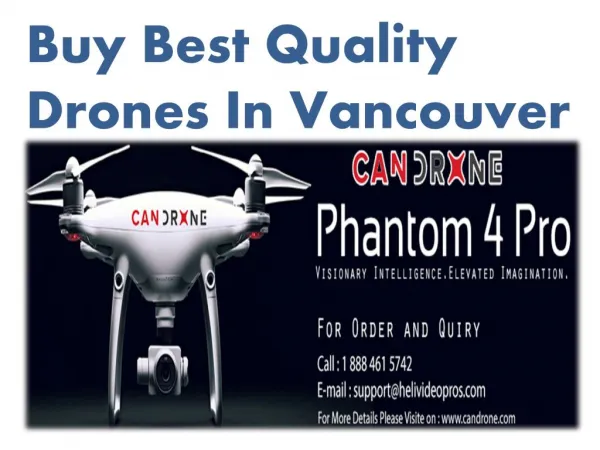 Drone Store In Canada