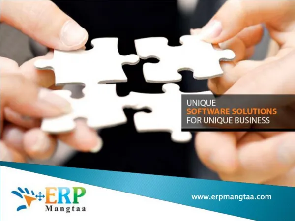 ERP Mangtaa - SaaS based ERP Software