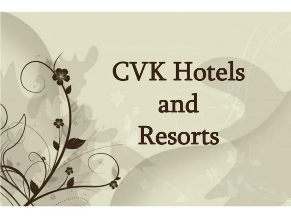 CVK Hotels and Resorts - Istanbul luxury hotels