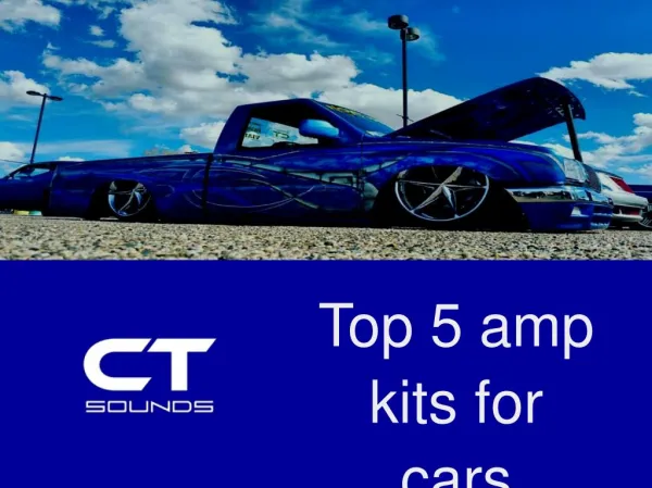 Top 5 amp kits for cars
