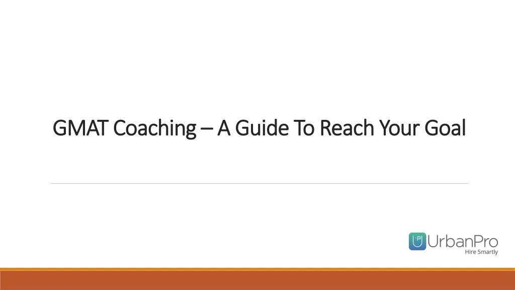 gmat coaching a guide to reach your goal