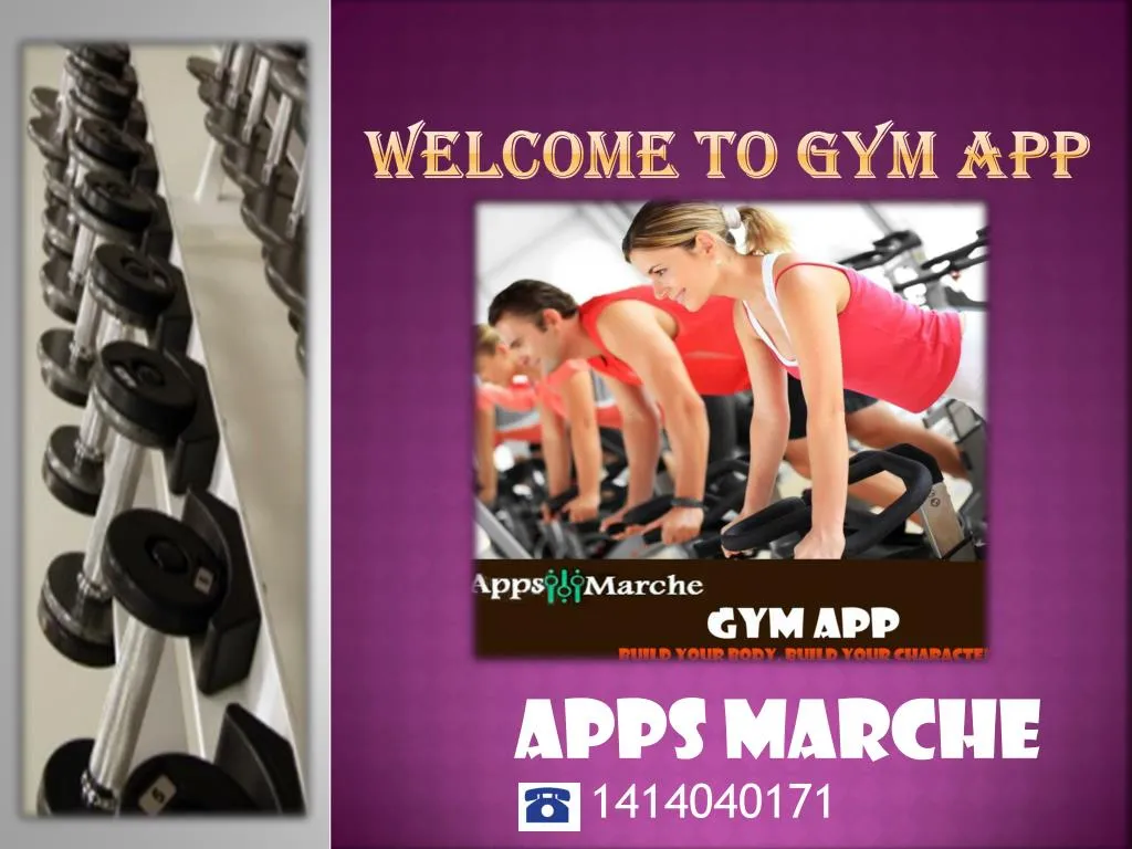 welcome to gym app