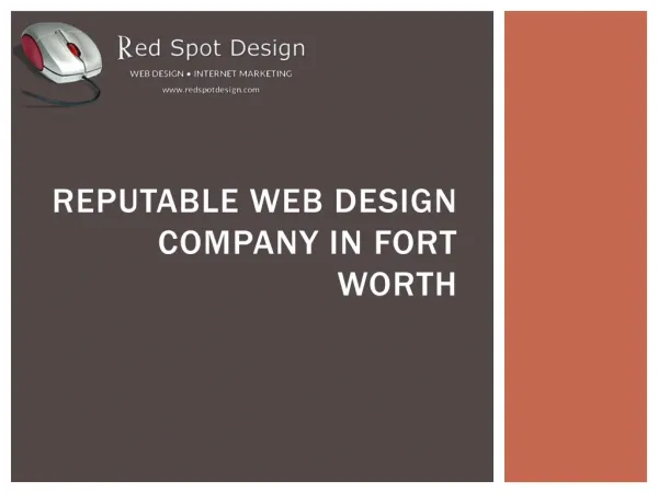 Reputable Web Design Company in Fort Worth