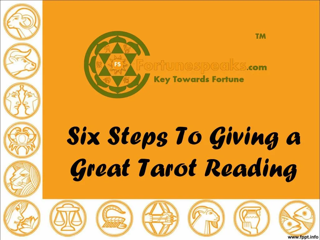six steps to giving a great tarot reading