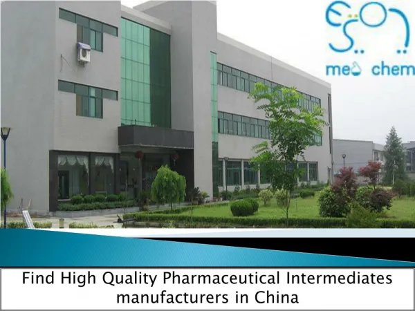 Find High Quality Pharmaceutical Intermediates manufacturers in China