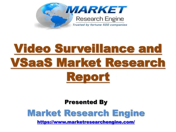 Video Surveillance and VSaaS Market to Cross US$ 70 Billion by 2022