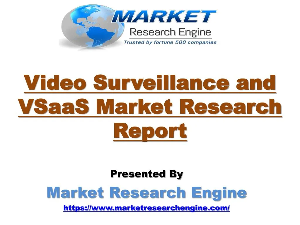 video surveillance and vsaas market research report