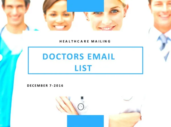 Doctors Mailing List