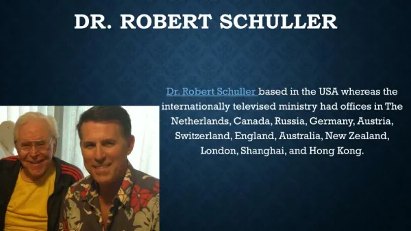 Dr. Schuller