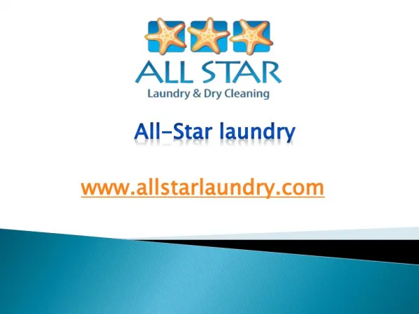 All-Star laundry - www.allstarlaundry.com