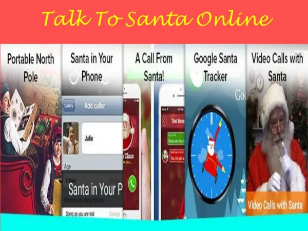 Talk to Santa Online