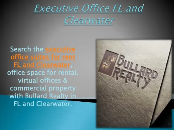 Executive Office FL and Clearwater