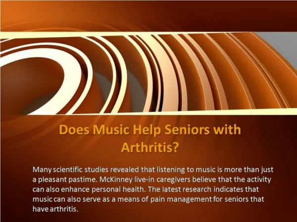 Does Music Help Seniors with Arthritis
