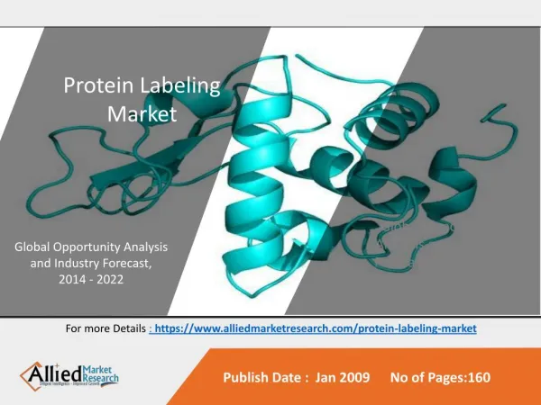 Protein Labeling Market is Expected to Reach $5,350 M.
