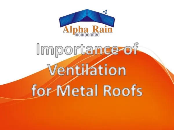 Importance of Attic Ventilation for Metal Roofs