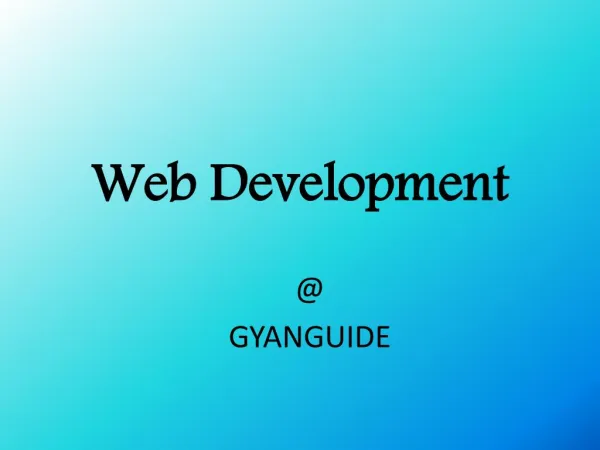 Web Development Training institute In Marathahalli